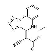 ethyl 2-cyano-2-(5H-tetrazolo[1,5-a]quinoxalin-4-ylidene)acetate Structure