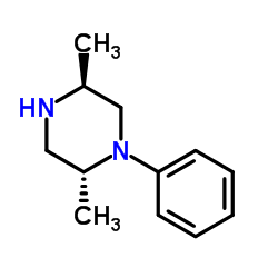 (2R,5S)-2,5-Dimethyl-1-phenyl-piperazine结构式