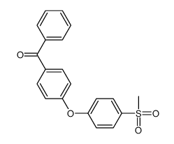 [4-(4-methylsulfonylphenoxy)phenyl]-phenylmethanone Structure