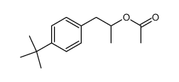 1-(4-(tert-butyl)phenyl)propan-2-yl acetate Structure