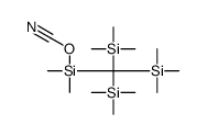 [dimethyl-[tris(trimethylsilyl)methyl]silyl] cyanate Structure