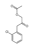 [3-(2-chlorophenyl)-2-oxopropyl] acetate结构式