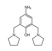 4-aMino-2,6-bis(pyrrolidin-1-ylMethyl)phenol结构式