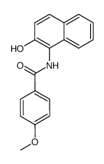 4-methoxy-benzoic acid-(2-hydroxy-[1]naphthylamide) Structure