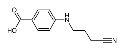 Benzoic acid, 4-[(3-cyanopropyl)amino]- (9CI) Structure