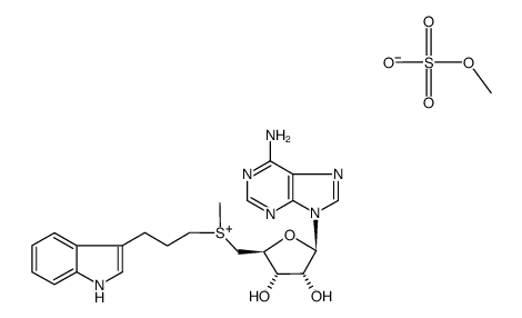 (5'-deoxyadenosyl)(3-(3-indolyl)prop-1-yl)methylsulfonium Structure