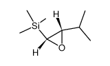 ((2R,3S)-3-isopropyloxiran-2-yl)trimethylsilane结构式