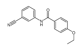 N-(3-Cyanophenyl)-4-ethoxybenzamide structure