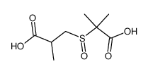 2,2,5-trimethyl-3-oxo-3λ4-thia-adipic acid Structure