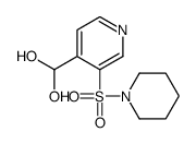 (3-piperidin-1-ylsulfonylpyridin-4-yl)methanediol Structure