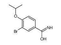 3-Bromo-4-isopropoxybenzamide Structure