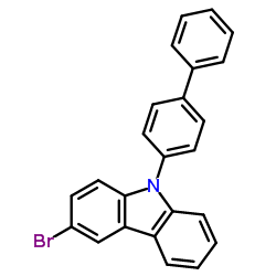 9-([1,1'-Biphenyl]-4-yl)-3-bromo-9H-carbazole Structure