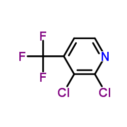 2,3-二氯-4-(三氟甲基)吡啶结构式