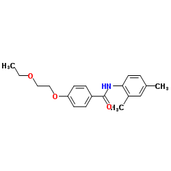 N-(2,4-Dimethylphenyl)-4-(2-ethoxyethoxy)benzamide结构式