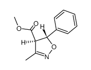 4-Isoxazolecarboxylicacid,4,5-dihydro-3-methyl-5-phenyl-,methylester(9CI)结构式