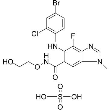 司美替尼硫酸盐结构式