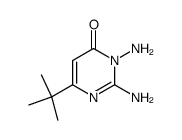 2,3-diamino-6-(tert-butyl)pyrimidin-4(3H)-one Structure