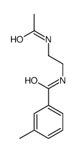 N-(2-acetamidoethyl)-3-methylbenzamide Structure