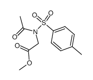 [Acetyl-(toluene-4-sulfonyl)-amino]-acetic acid methyl ester结构式