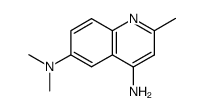 4-amino-6-N,N-dimethylamino-2-methylquinoline Structure