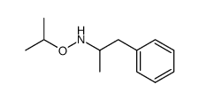 2-Isopropyloxyamino-1-phenyl-propan Structure