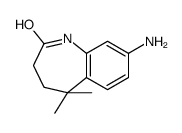 8-amino-5,5-dimethyl-3,4-dihydro-1H-1-benzazepin-2-one Structure