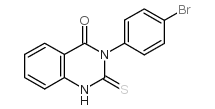 3-(4-溴苯基)-2-硫氧代-2,3-二氢-4(1h)-喹唑啉结构式