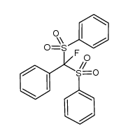 [fluorobis(phenylsulfonyl)methyl]benzene Structure