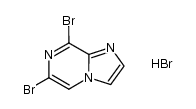 6,8-dibromoimidazo[1,2-a]pyrazine hydrobromide Structure