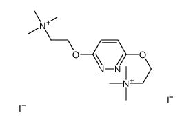 (3,6-Pyridazinediylbis(oxyethylene))bis(trimethylammonium iodide) Structure