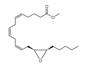 14(S),15(R)-epoxyeicosatrienoic acid methyl ester结构式