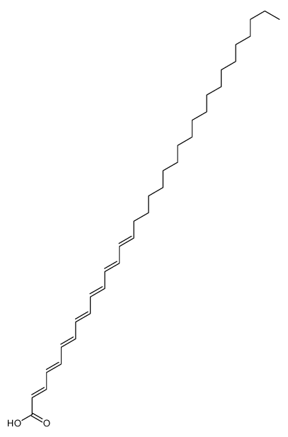 tetratriaconta-2,4,6,8,10,12,14-heptaenoic acid结构式