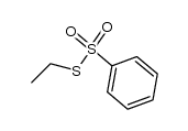 ethyl benzenethiosulfonate Structure