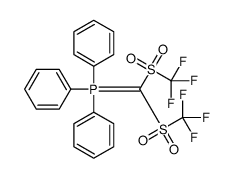 bis(trifluoromethylsulfonyl)methylidene-triphenyl-λ5-phosphane Structure