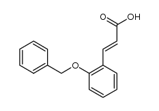 (E)-3-[2-(benzyloxy)phenyl]acrylic acid结构式