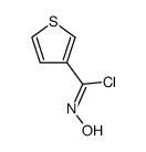 3-THIOPHENE CARBOXIMIDOYL CHLORIDE,N-HYDROXY结构式