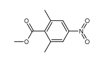 2,6-dimethyl-4-nitro-benzoic acid methyl ester结构式