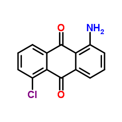 1-Amino-5-chloroanthraquinone Structure