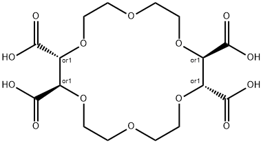 18-crown-6 2,3,11,12-tetracarboxylic acid Structure