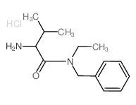 2-Amino-N-benzyl-N-ethyl-3-methylbutanamide hydrochloride结构式