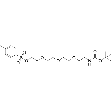 Tos-PEG4-NH-Boc Structure