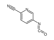 2-Pyridinecarbonitrile,5-isocyanato-(9CI)结构式