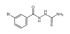 2-(3-bromobenzoyl)hydrazinecarbothioamide Structure