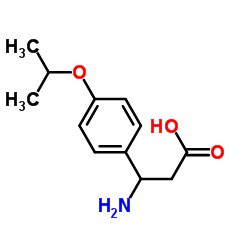 3-Amino-3-(4-isopropoxyphenyl)propanoic acid Structure