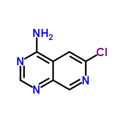 6-Chloropyrido[3,4-d]pyrimidin-4-amine结构式