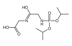 2-[[2-[di(propan-2-yloxy)phosphorylamino]acetyl]amino]acetic acid结构式