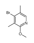 4-bromo-2-methoxy-3,5-dimethylpyridine结构式