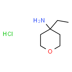 2H-吡喃-4-胺,4-乙基四氢盐酸盐结构式