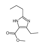 methyl 5-ethyl-2-propyl-1H-imidazole-4-carboxylate Structure