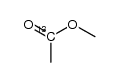 [1-13C]acetic acid methyl ester Structure